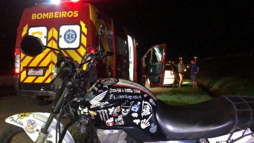 Motociclista fica ferido após sofrer queda na rodovia PRc-467 Imagem referente a Motociclista fica ferido após sofrer queda na rodovia PRc-467