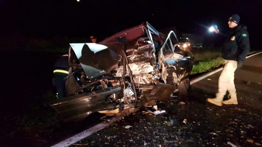 Condutor morre após se envolver em dois acidentes na BR-467, sentido Toledo a Cascavel