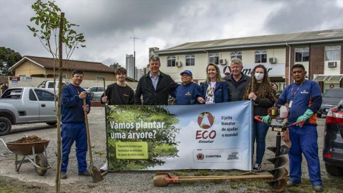 Imagem referente a Curitiba – Para compensar emissões, empresa de fretamento vai plantar 500 mudas por ano