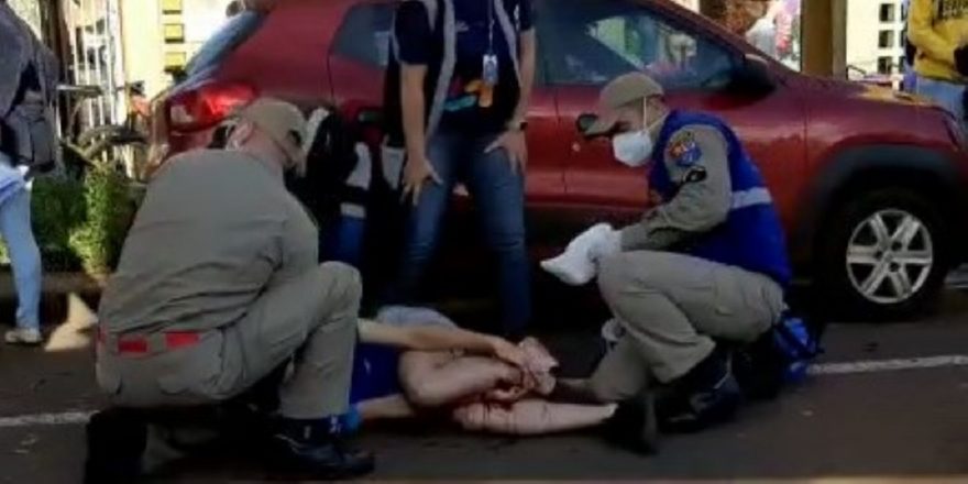 Duas pessoas ficam feridas em forte colisão de trânsito no Parque São Paulo
