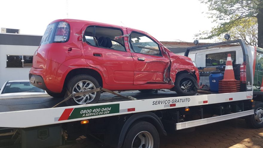 Jovem que havia recém-furtado veículo no Melissa é perseguido pela PRF e detido após bater carro