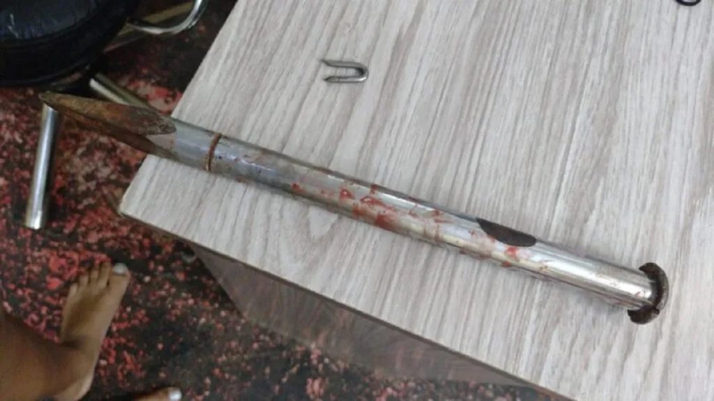 Homem acusado de tentar matar ex com barra de ferro é preso, em Sarandi