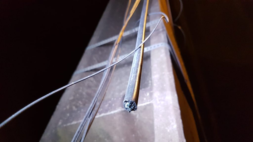 Ladrões de fios elétricos continuam causando prejuízos em Cascavel