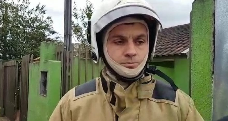 Tenente do Corpo de Bombeiros explica que ajuda de vizinho bombeiro foi crucial no combate ao incêndio