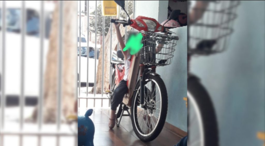 Portão é arrombado e bicicleta elétrica furtada, no Santa Cruz
