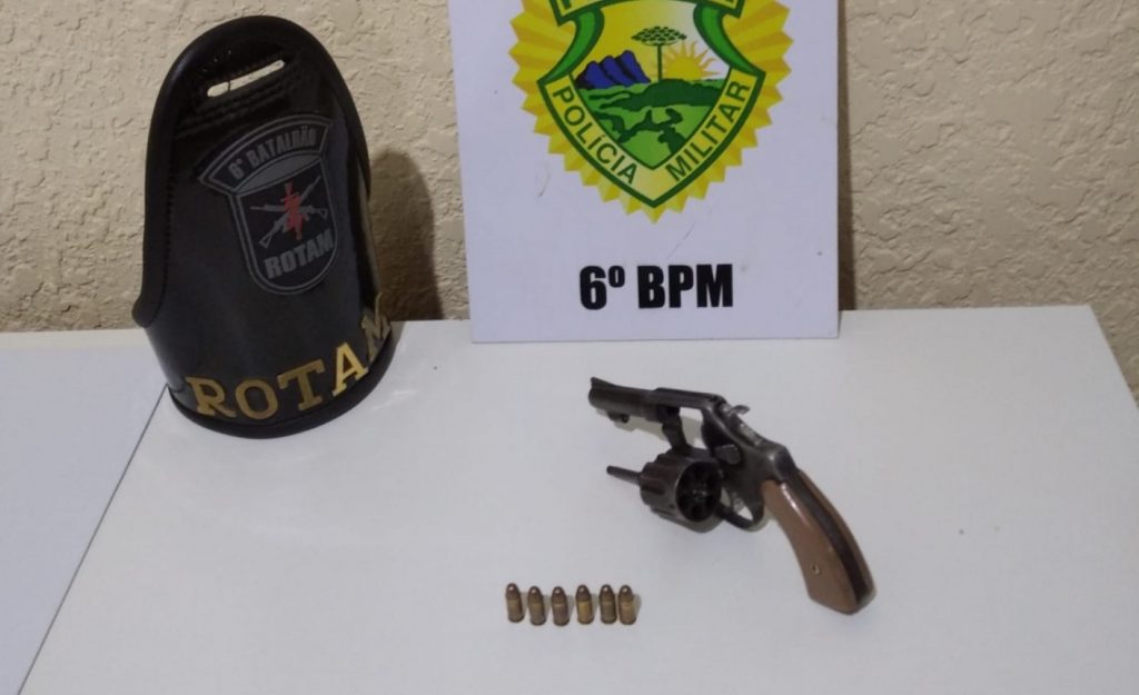 Detido por porte ilegal de arma de fogo em Matelândia é trazido para Cascavel