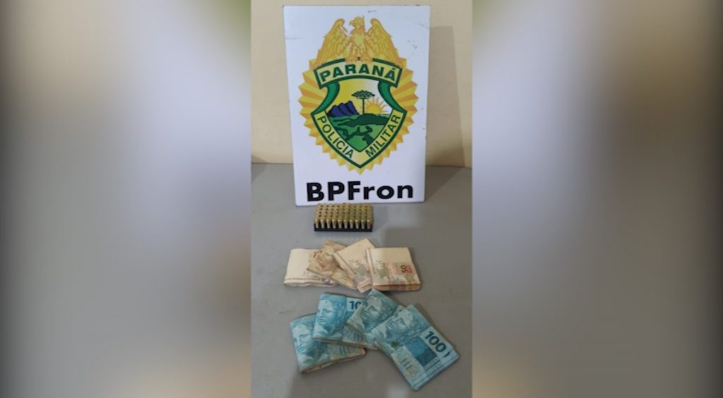 BPFRON prende dois homens e apreende veículo e munições em Guaíra-PR