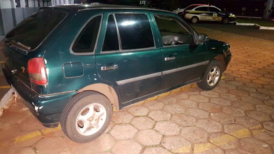 Carro que foi furtado em Cascavel no ano passado é recuperado pela PM no Centro