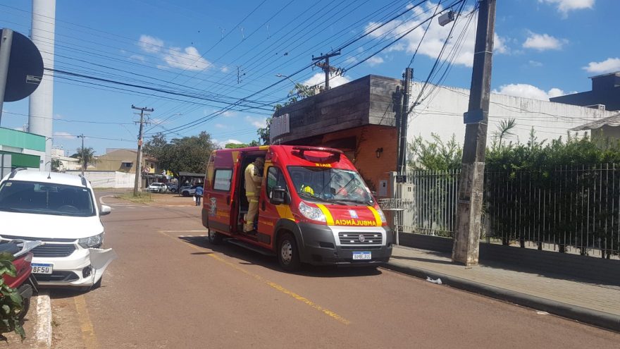 Motociclista fica ferido ao se envolver em acidente no Bairro Parque Verde