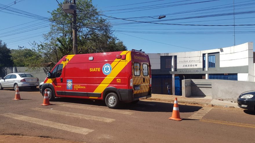 Após cair no colégio, criança sofre corte contuso na cabeça no Bairro Interlagos