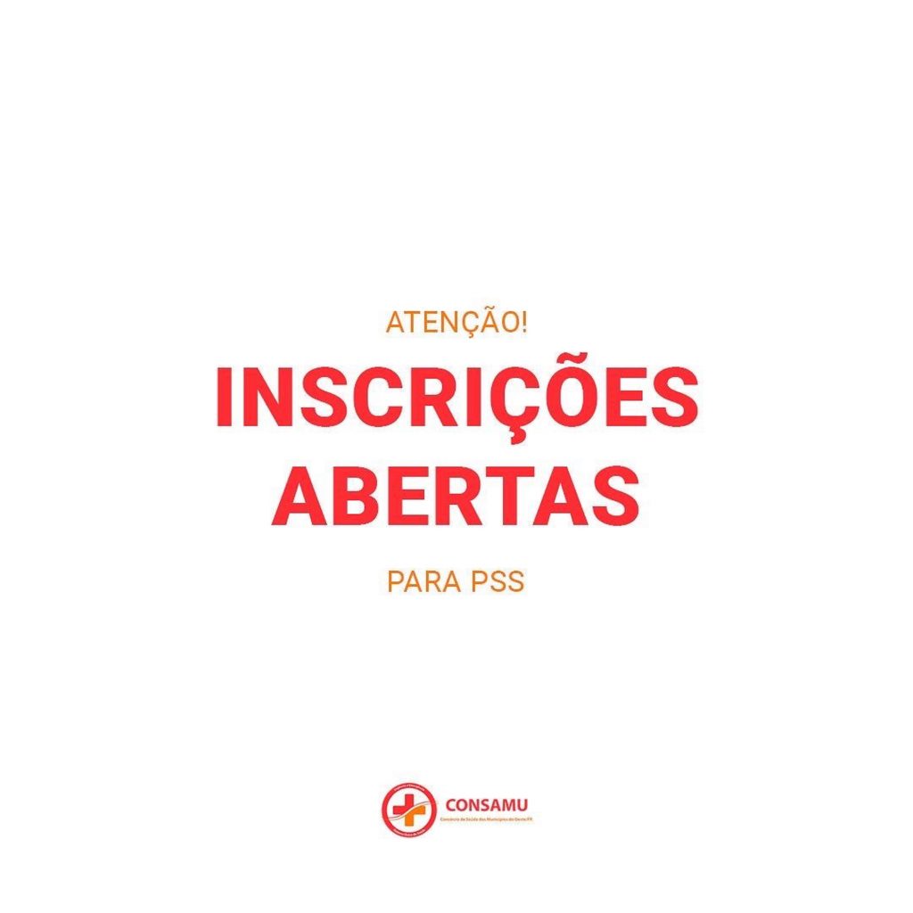 Consamu abre inscrições para PSS, que podem ser feitas até o dia 18