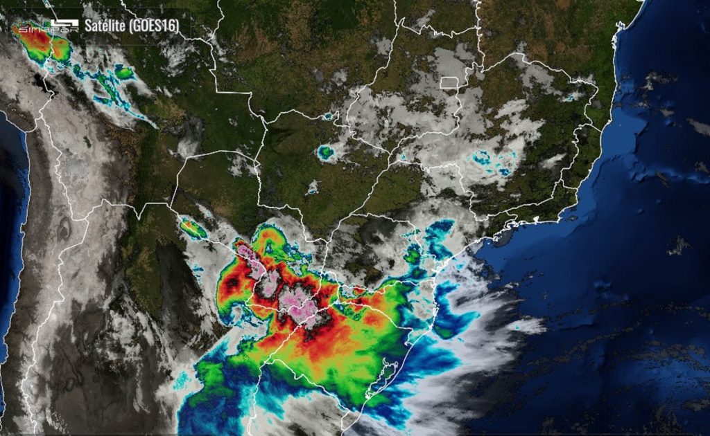 Instabilidade deve trazer grande volume de chuva a Cascavel nesta quinta; precipitação dever ser de 37,5 mm