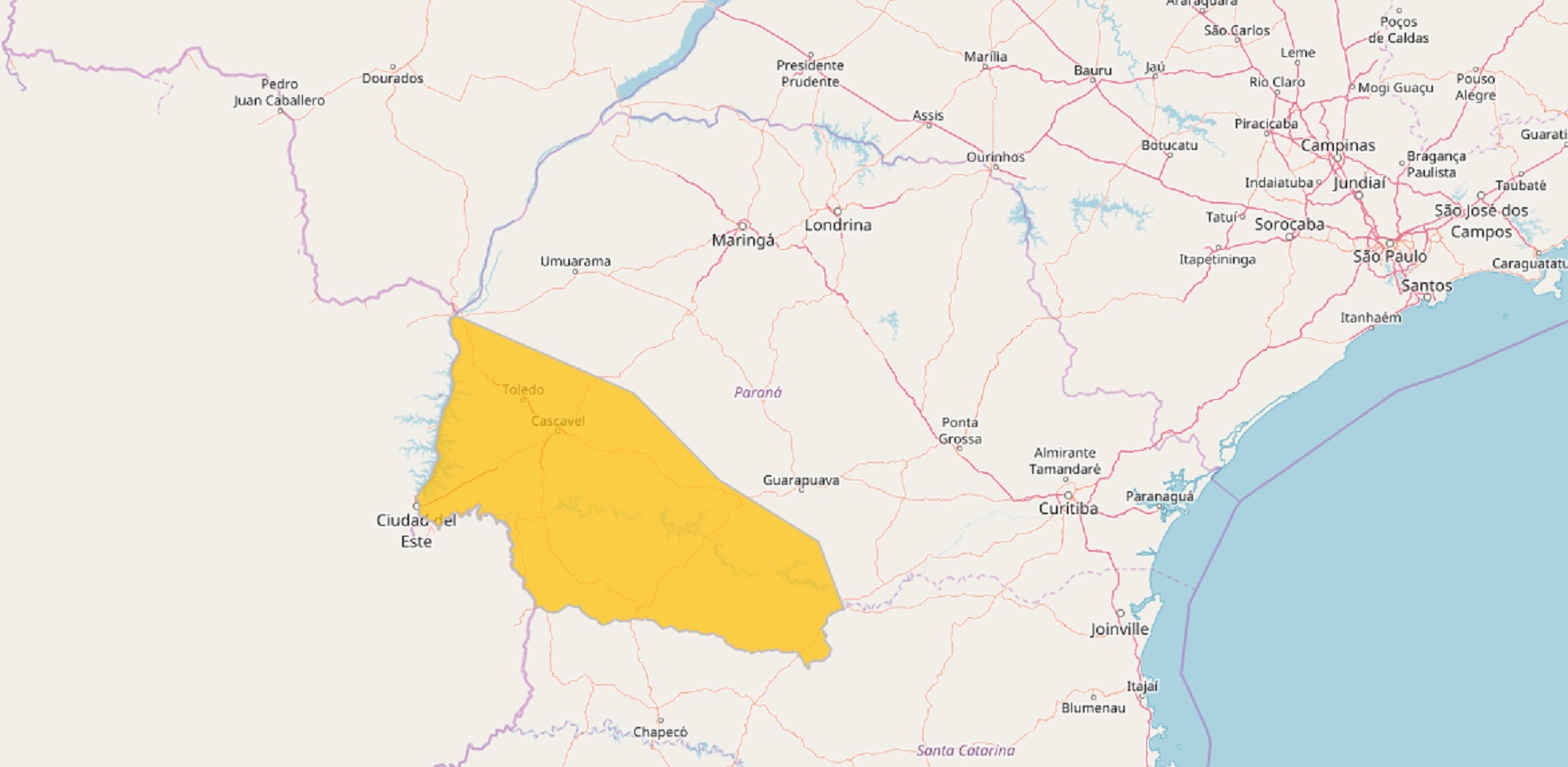 Cascavel Segue No Mapa De Alerta Da Defesa Civil Para Temporal Cgn O Maior Portal De