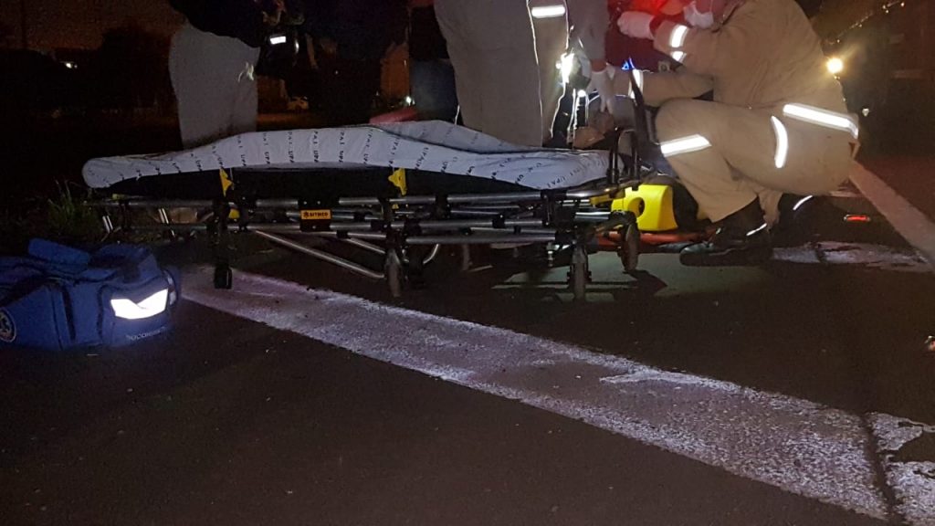Acidente de trânsito é registrado na BR-277; jovem ficou ferida