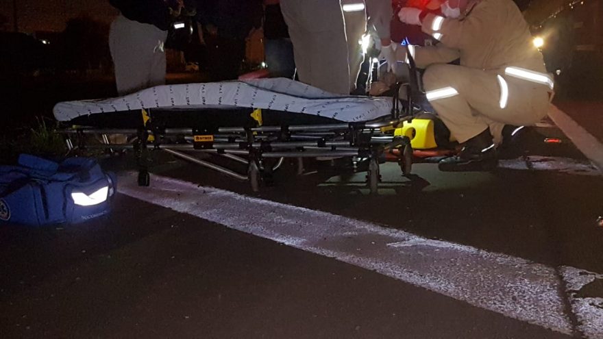 Acidente de trânsito é registrado na BR-277; jovem ficou ferida