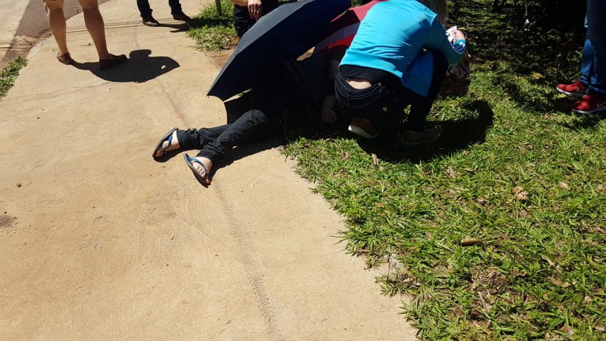 Menino de 12 anos fica ferido ao sofrer queda de bicicleta no Coqueiral