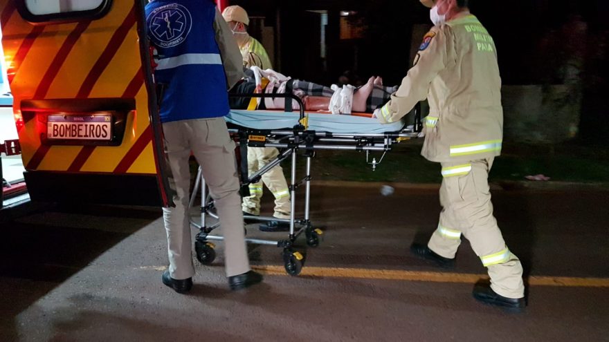 Criança sofre ferimentos graves em acidente de motocicleta no Bairro Cataratas