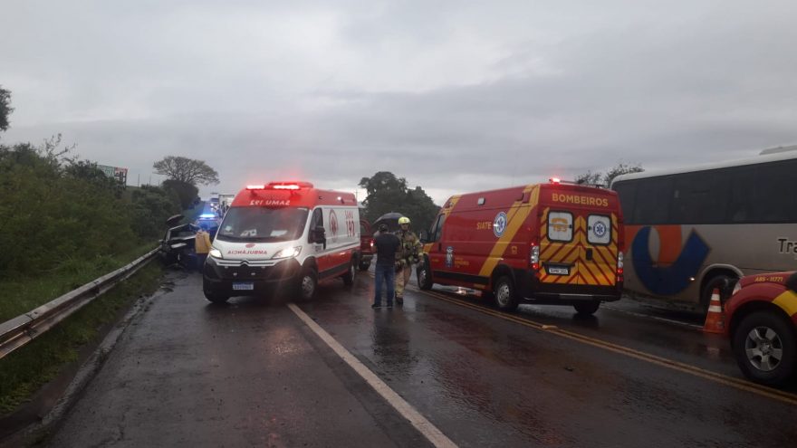 Acidente de trânsito deixa casal em estado grave na BR-369