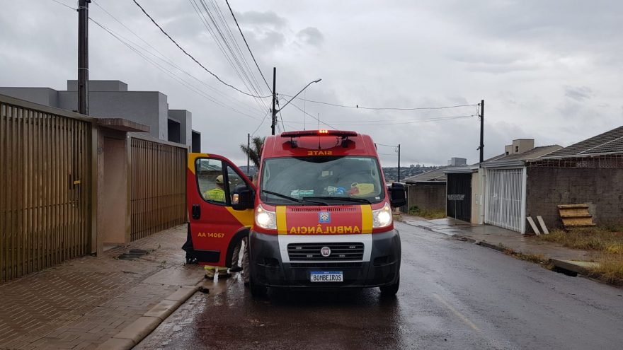 Gestante sofre queda em residência no Bairro Morumbi