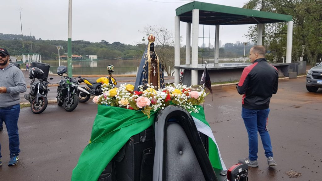 70ª Festa da Padroeira: procissão dos motociclistas é realizada em Cascavel
