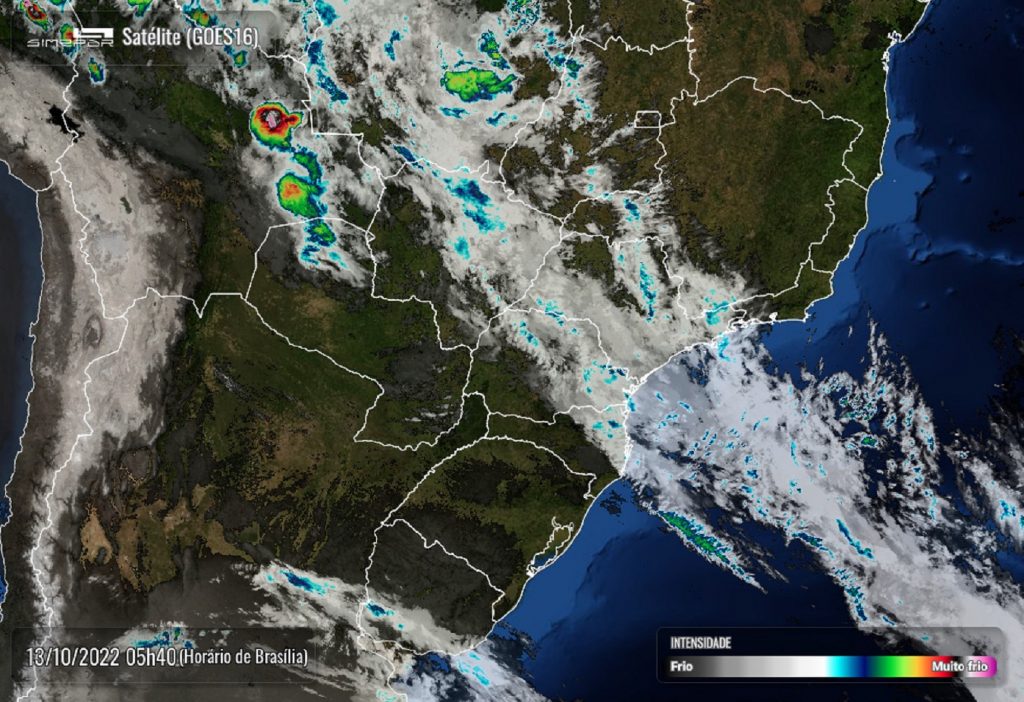 Instabilidade elevada mantém Cascavel no mapa da chuva nesta quinta-feira