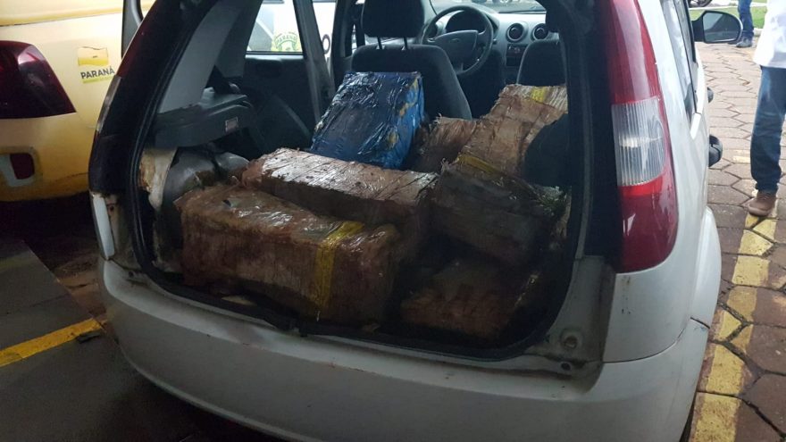 Casal com 197 kg de maconha é encaminhado à Delegacia pela Polícia Rodoviária Federal
