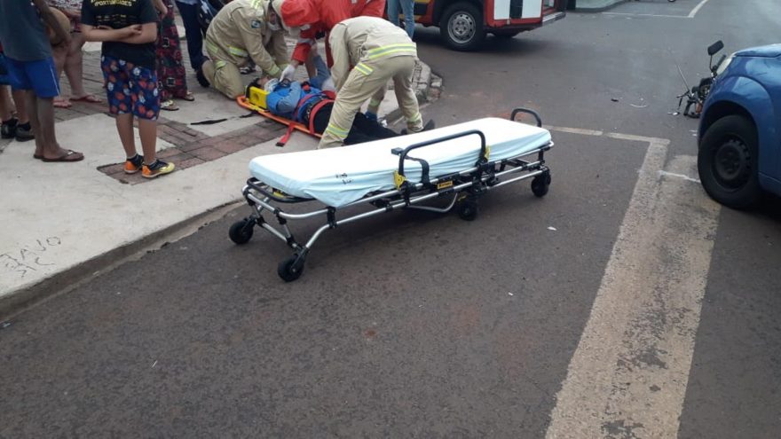 Motociclista fica ferido após colisão no Interlagos
