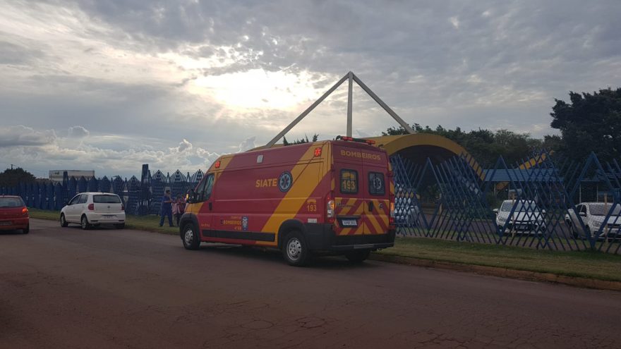 Motociclista fica ferido após acidente de trânsito na BR-277