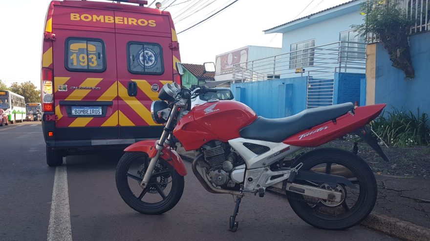 Adolescente de 14 anos sofre fratura na perna em acidente de trânsito no Periolo