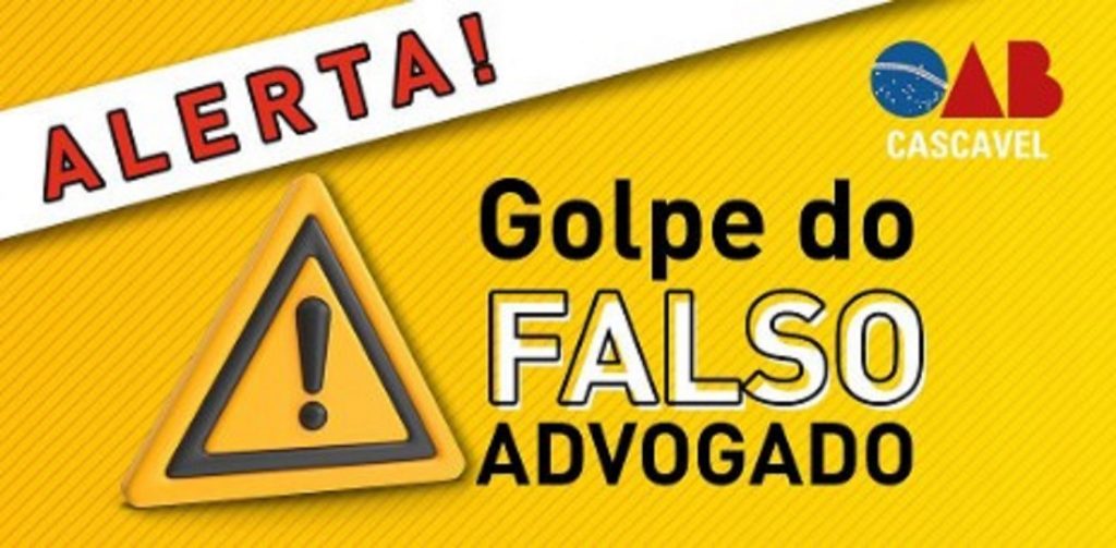 OAB Cascavel denuncia golpe do “falso advogado”; entenda