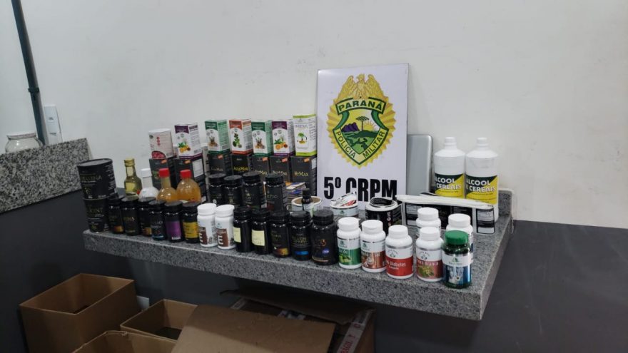 Serviço Reservado do 5º Comando da Polícia Militar apreende medicamentos adulterados; duas pessoas foram detidas