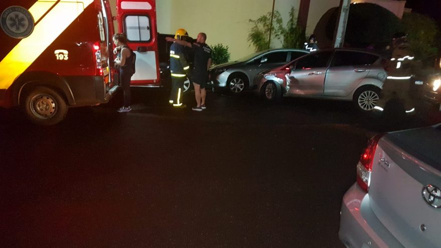 Homem fica ferido em colisão no Bairro Neva