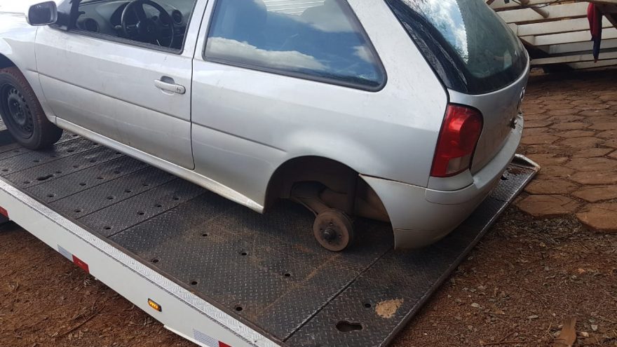 Veículo com indicativo de furto foi recuperado no Bairro Santa Cruz