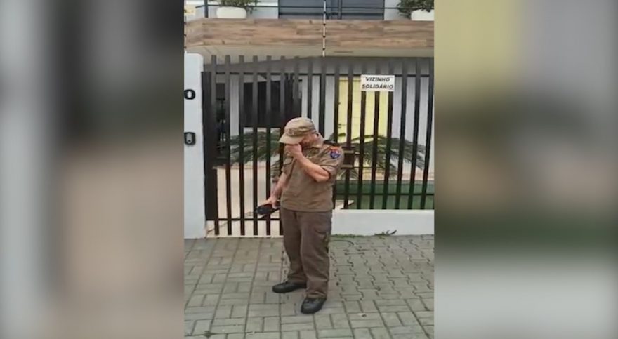 Emocionante: Subtenente Varela é homenageado pelos 35 anos de trabalho para o Corpo de Bombeiros