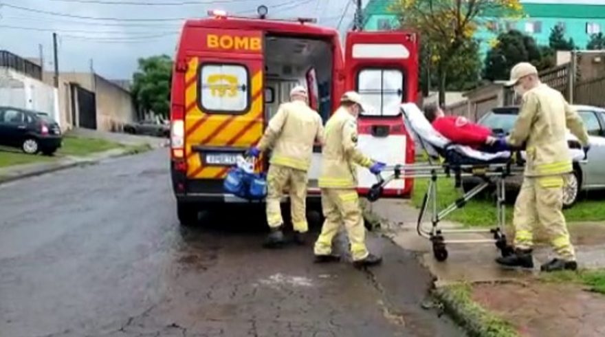 Jovem sofre escoriações após queda no Bairro São Cristóvão