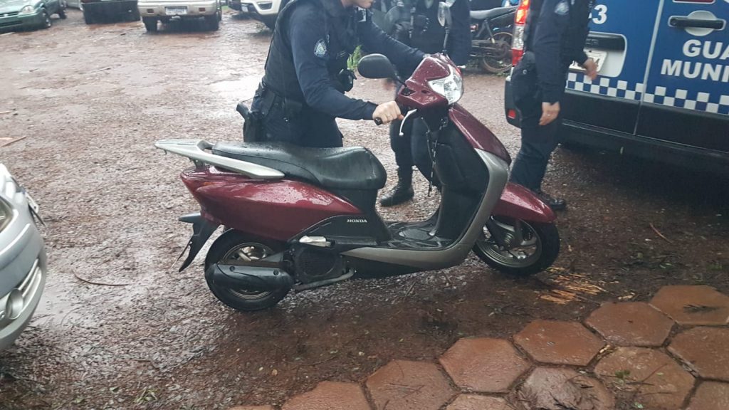 Motocicleta é recuperada em Cascavel