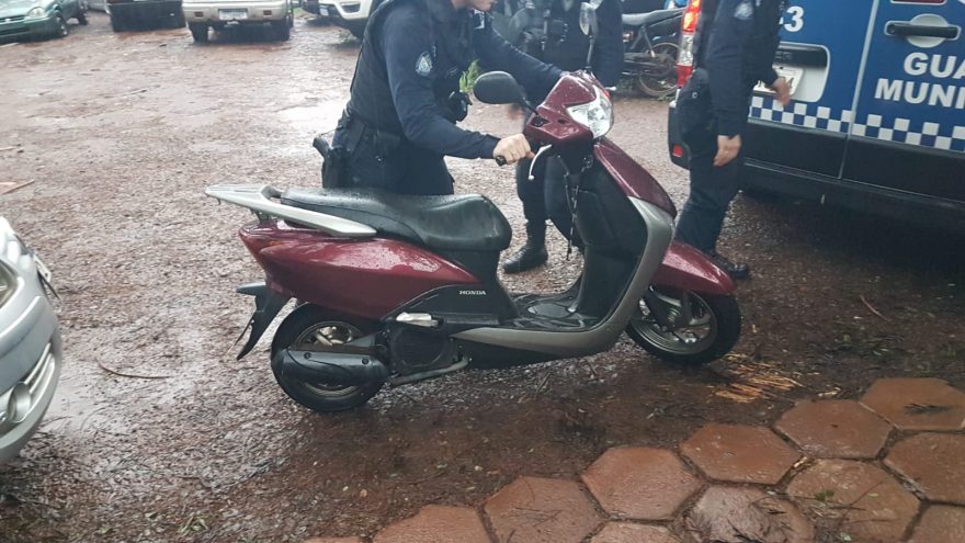 Motocicleta é recuperada em Cascavel