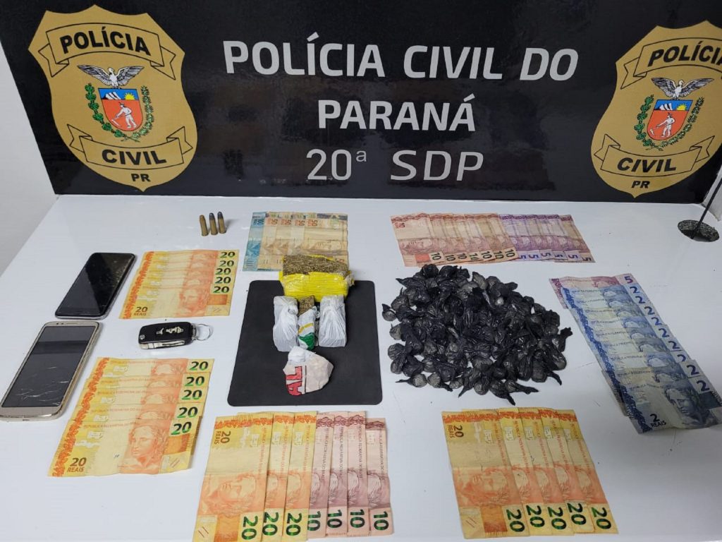 Polícia Civil de Toledo prende dupla por tráfico de drogas