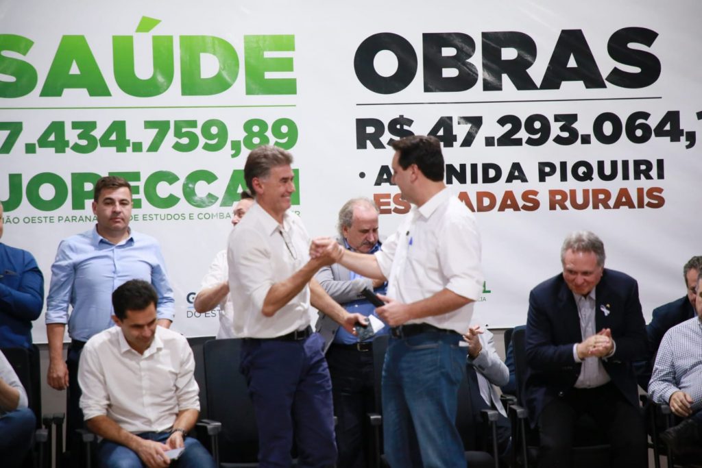 Parceria entre Cascavel, Estado e Itaipu garantem mais R$ 64 milhões em recursos para obras e saúde