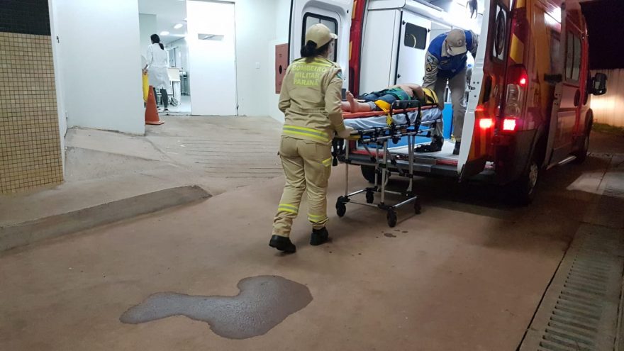 Motociclista fica ferida em colisão de trânsito no Bairro Esmeralda