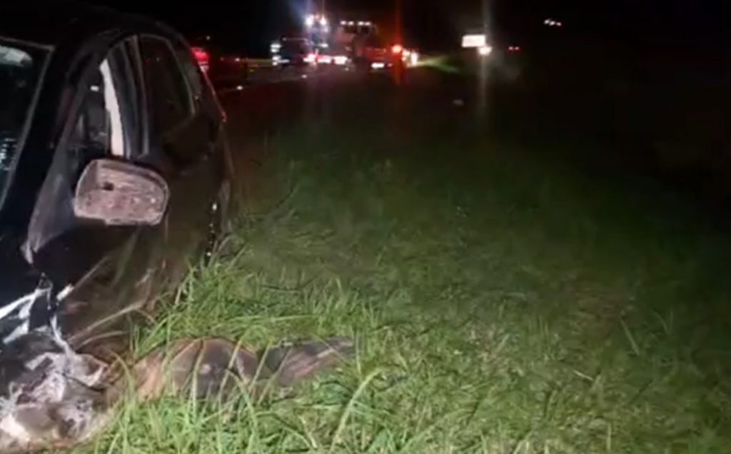 Forte colisão de trânsito mobiliza grande aparato de socorristas na BR-369