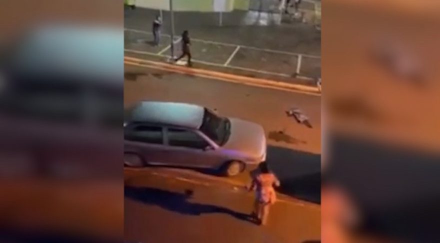 Motorista causa pânico e atropela vários pedestres em cidade do PR