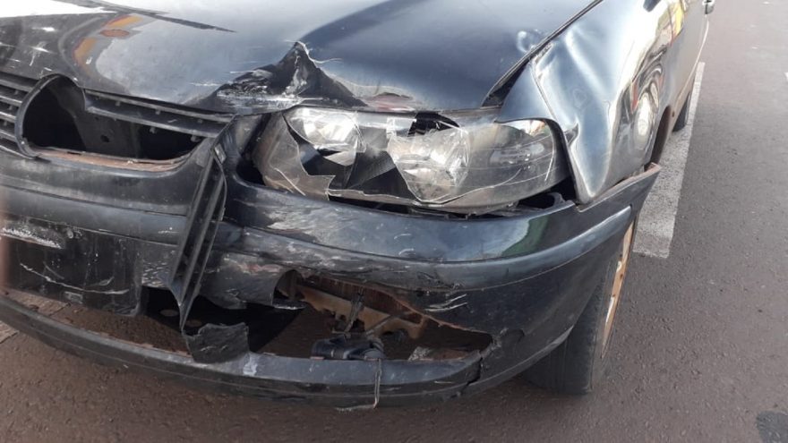 Carro e moto se envolvem em acidente no Periolo