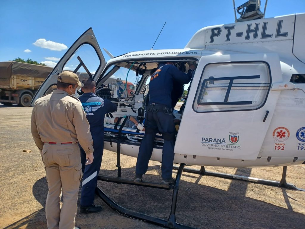 Criança é socorrida em estado grave após acidente em Maringá