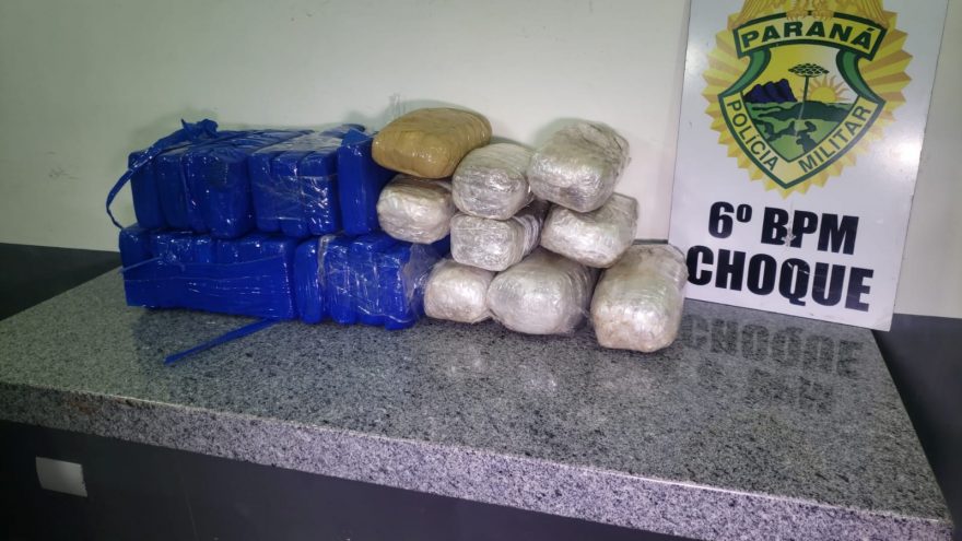 Menores são apreendidos após serem encontrados com drogas em ônibus na BR-277