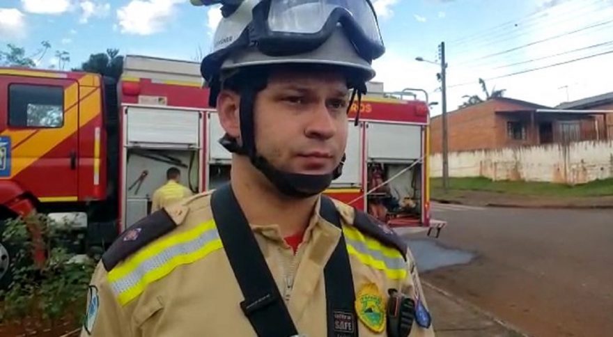 Foi necessário um cuidado maior para resgatar a vítima de acidente que era cadeirante no Bairro Cataratas