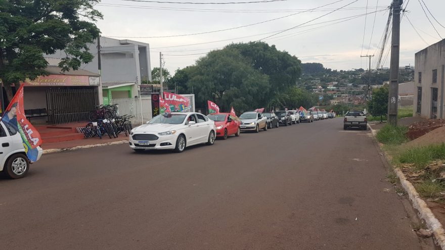 Carreata em apoio a Lula é realizada na Região Norte