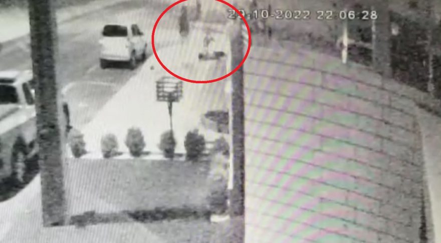 Câmera registra momento em que homem é baleado no rosto no Bairro Floresta