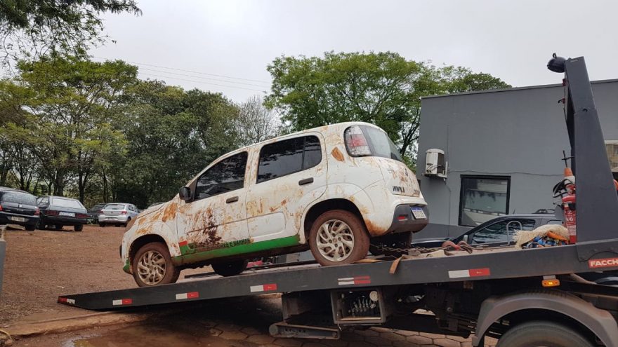 Veículo com alerta de furto é recuperado na Estrada Rural Chaparral