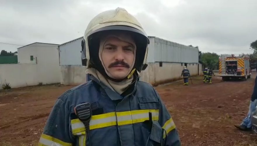 Chumbo em empresa incendiada trouxe grande preocupação, afirma Corpo de Bombeiros